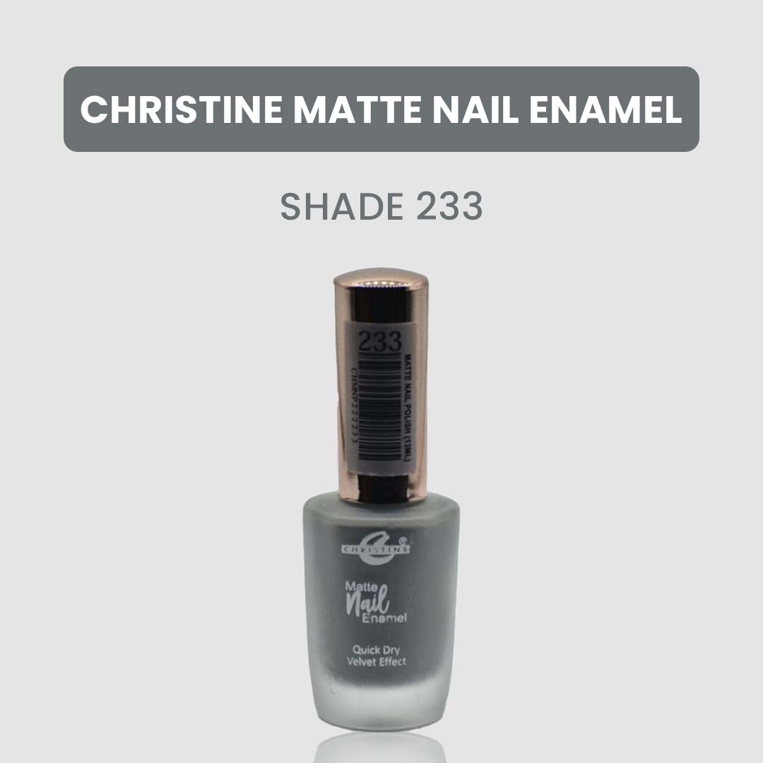 Christine Matte Nail Enamel Shade-233 - Flyingcart.pk