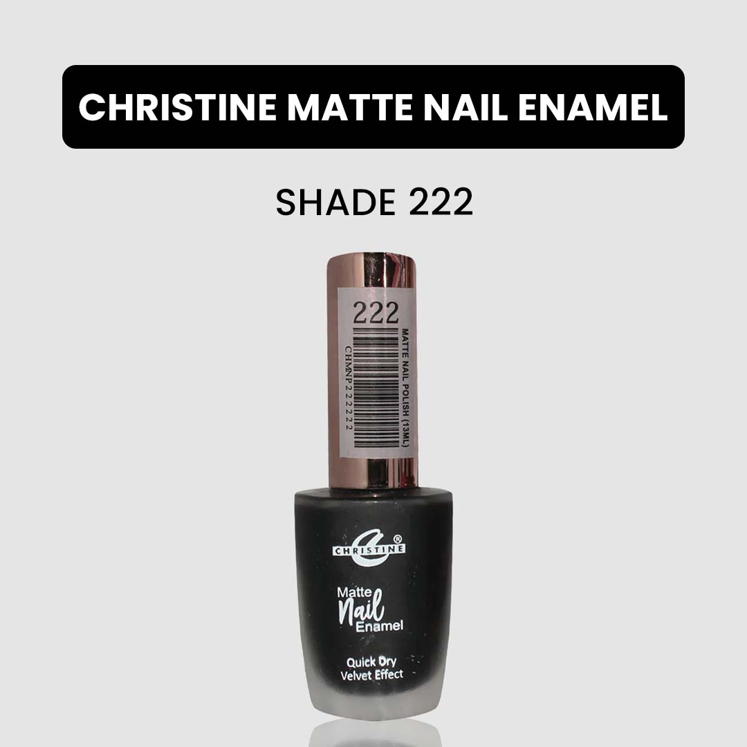 Christine Matte Nail Enamel Shade-222 - FlyingCart.pk