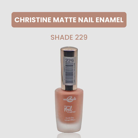 Christine Matte Nail Enamel Shade-229 - FlyingCart.pk