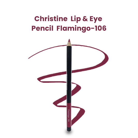 Christine Lip & Eye Pencil Flamingo-106 - FlyingCart.pk