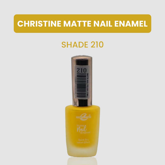 Christine Matte Nail Enamel Shade-210 - Flyingcart.pk