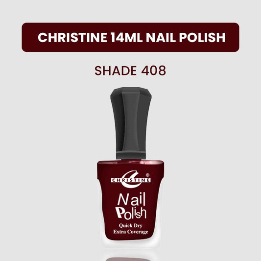 Christine 14ml Nail Polish – Shade 408 - FlyingCart.pk