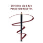 Christine Lip & Eye Pencil Old Rose-114 - FlyingCart.pk