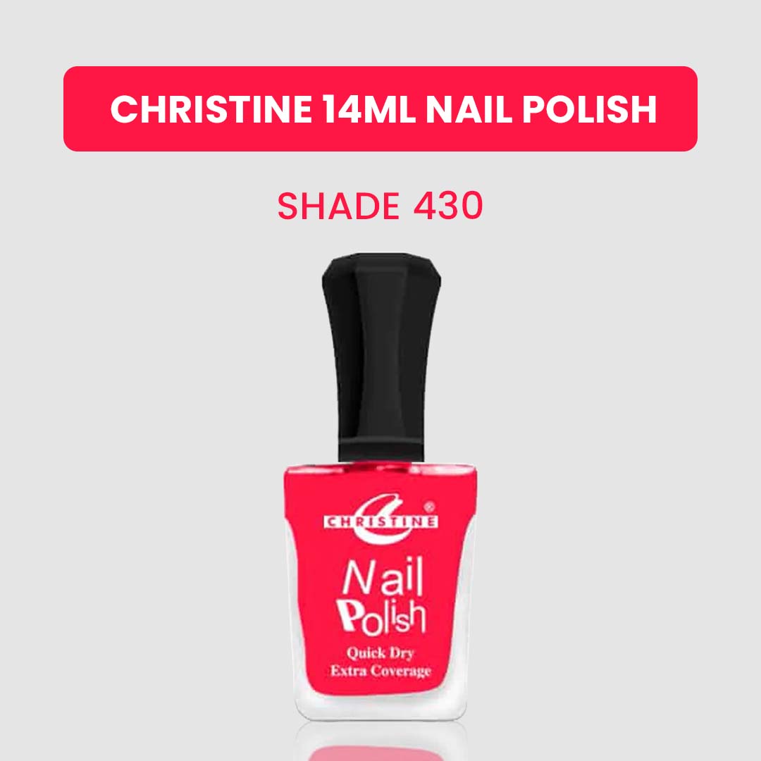 Christine 14ml Nail Polish – Shade 430 - FlyingCart.pk