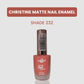 Christine Matte Nail Enamel Shade-232 - FlyingCart.pk