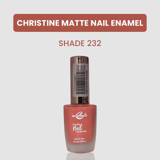 Christine Matte Nail Enamel Shade-232 - FlyingCart.pk