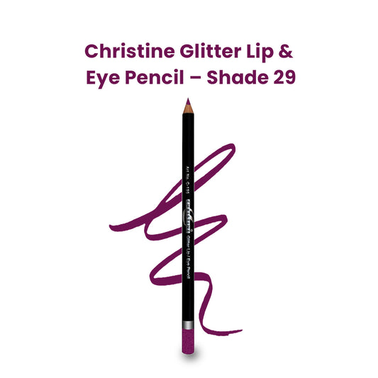 Christine Glitter Lip & Eye Pencil – Shade 29 - Flyingcart.pk