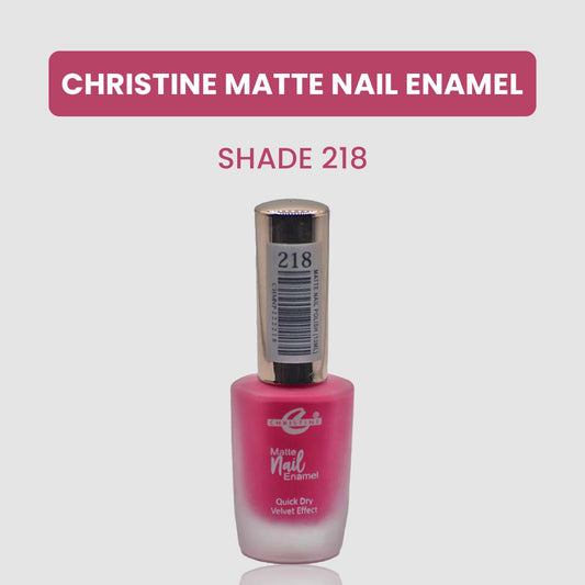 Christine Matte Nail Enamel Shade-218 - FlyingCart.pk