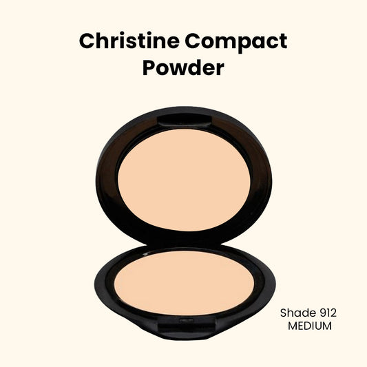 Christine Compact Powder - Shade 912 MEDIUM - FlyingCart.pk