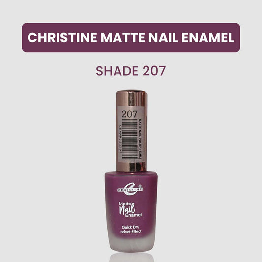 Christine Matte Nail Enamel Shade-207 - FlyingCart.pk