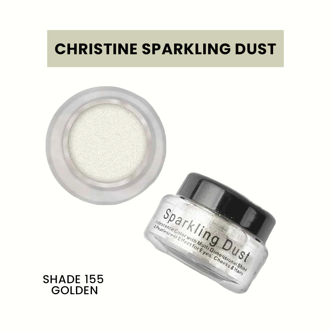 Christine Sparkling Dust – Shade 155 Golden - FlyingCart.pk