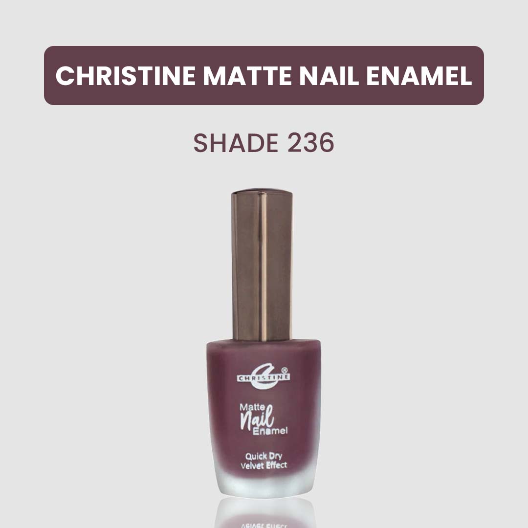 Christine Matte Nail Enamel Shade-236 - Flyingcart.pk