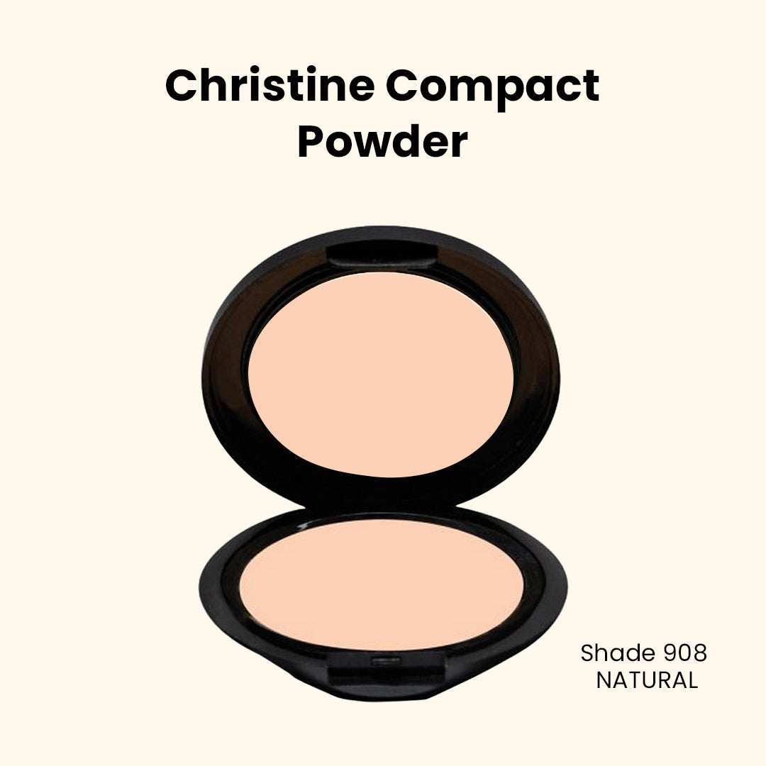 Christine Compact Powder - Shade 908 NATURAL - FlyingCart.pk