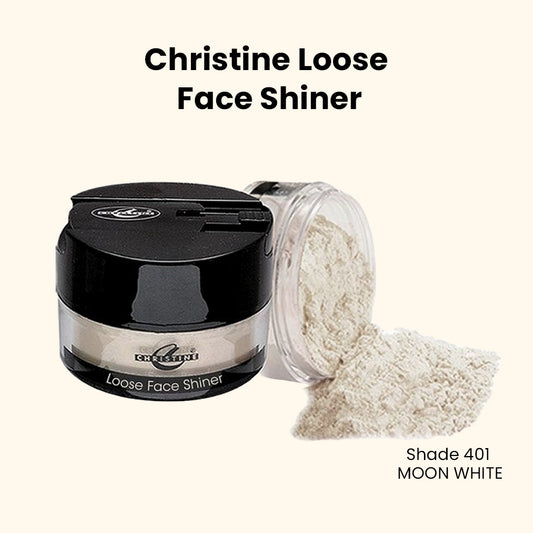 Christine Loose Face Shiner – Shade 401 MOON WHITE - FlyingCart.pk