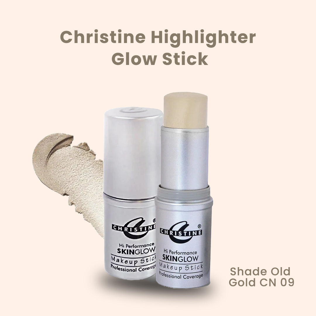 Christine Highlighter Stick Glow Shade Old Gold CN 09 - FlyingCart.pk