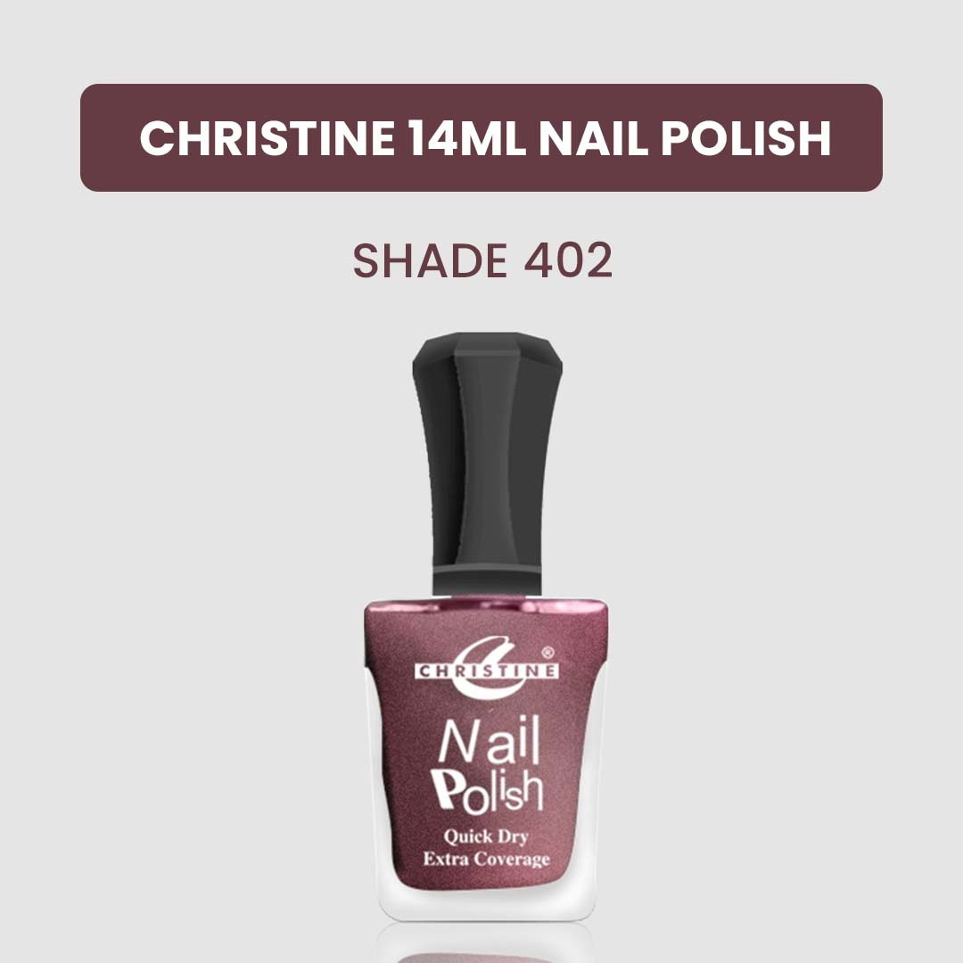 Christine 14ml Nail Polish – Shade 402 - Flyingcart.pk