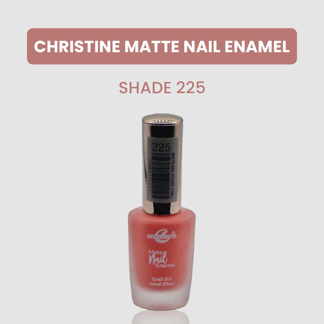 Christine Matte Nail Enamel Shade-225 - Flyingcart.pk