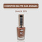 Christine Matte Nail Enamel Shade-205  - Flyingcart.pk