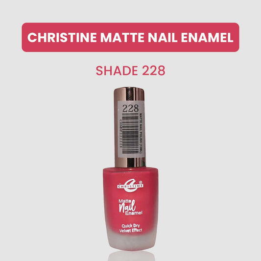 Christine Matte Nail Enamel Shade-228 - FlyingCart.pk