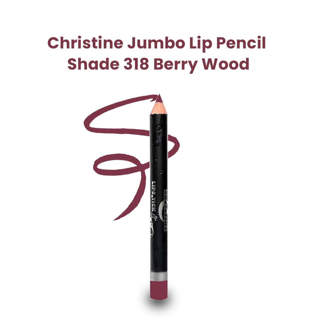 Christine Jumbo Pencil - Berry Wood 318 - Flyingcart.pk