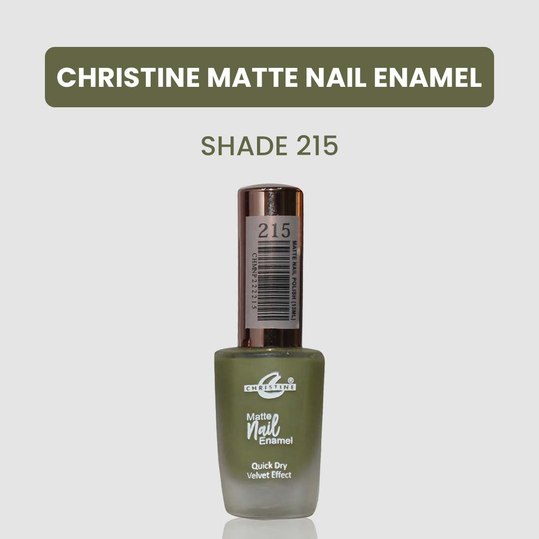 Christine Matte Nail Enamel Shade-215 - FlyingCart.pk