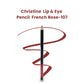 Christine Lip & Eye Pencil French Rose-107 - FlyingCart.pk