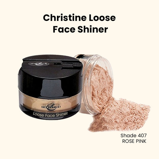 Christine Loose Face Shiner – Shade 407 ROSE PINK - FlyingCart.pk