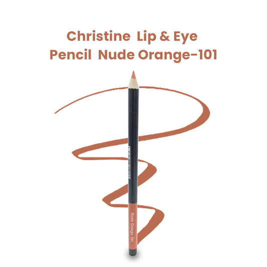 Christine Lip & Eye Pencil Nude Orange-101 - FlyingCart.pk