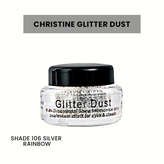 Christine Glitter Dust – Shade 106 Silver Rainbow - FlyingCart.pk