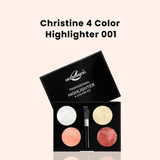 Christine 4 Color Highlighter 001 - FlyingCart.pk