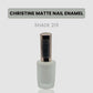 Christine Matte Nail Enamel Shade-219 - Flyingcart.pk