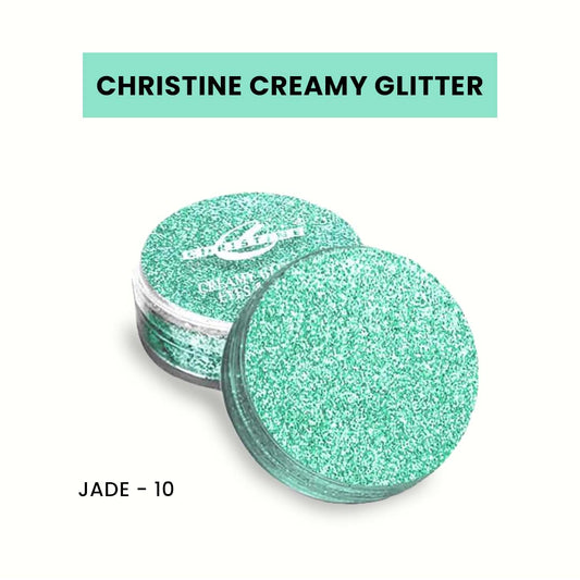 Christine Creamy Glitter Jade - 10-FlyingCart.pk