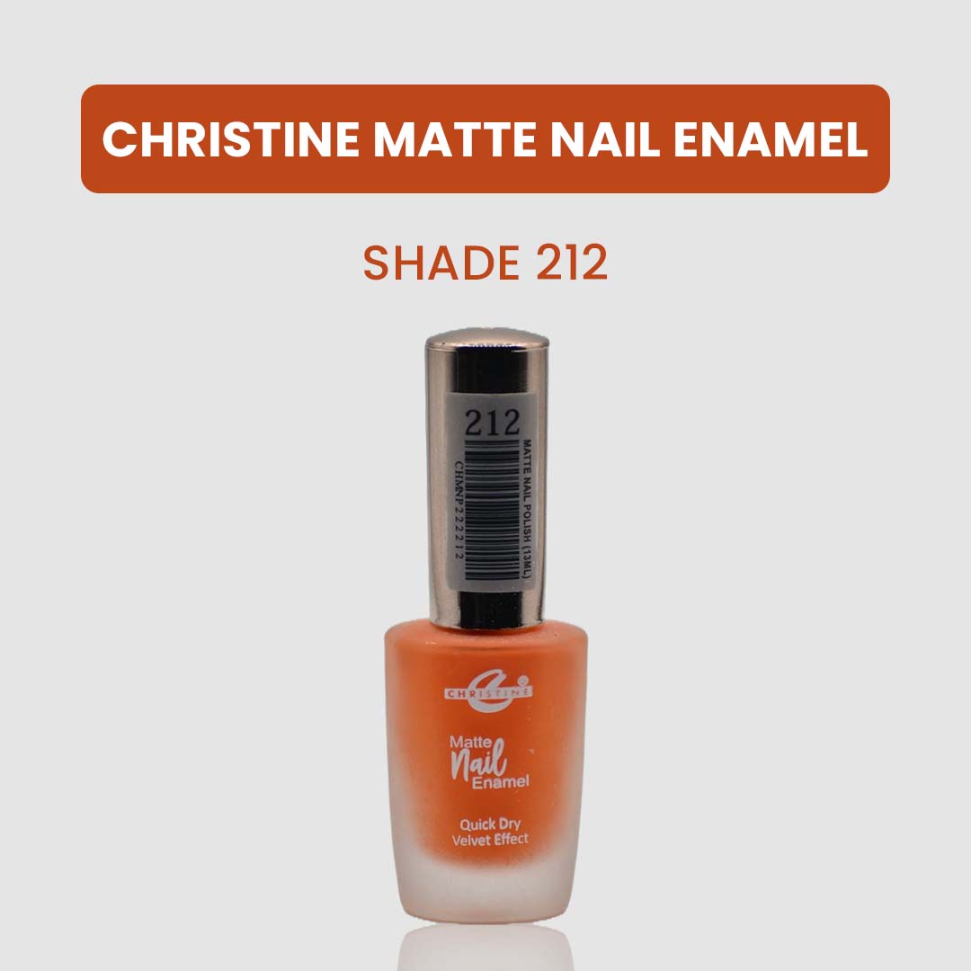 Christine Matte Nail Enamel Shade-212 - Flyingcart.pk