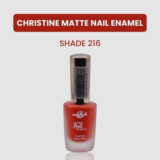 Christine Matte Nail Enamel Shade-216 - Flyingcart.pk