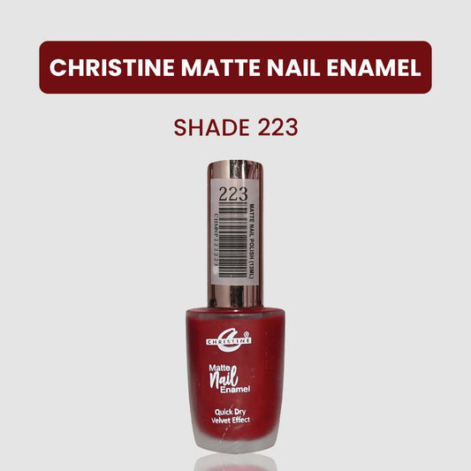 Christine Matte Nail Enamel Shade-223 - FlyingCart.pk