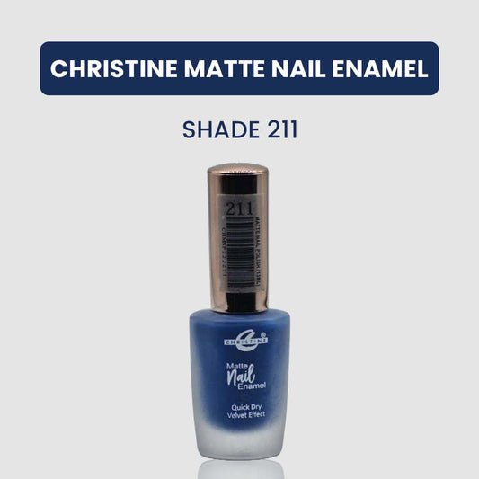 Christine Matte Nail Enamel Shade-211 - FlyingCart.pk