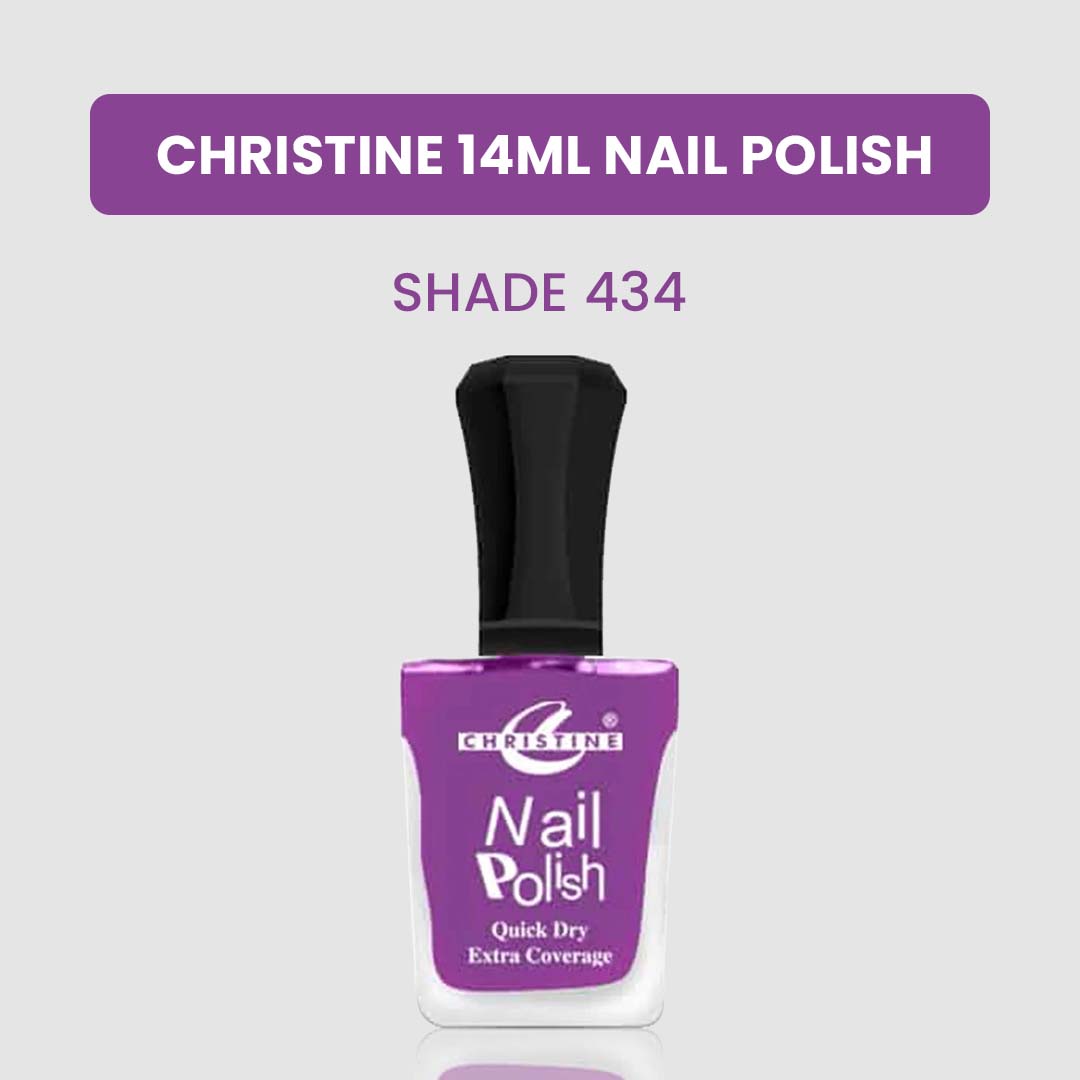 Christine 14ml Nail Polish – Shade 434 - FlyingCart.pk