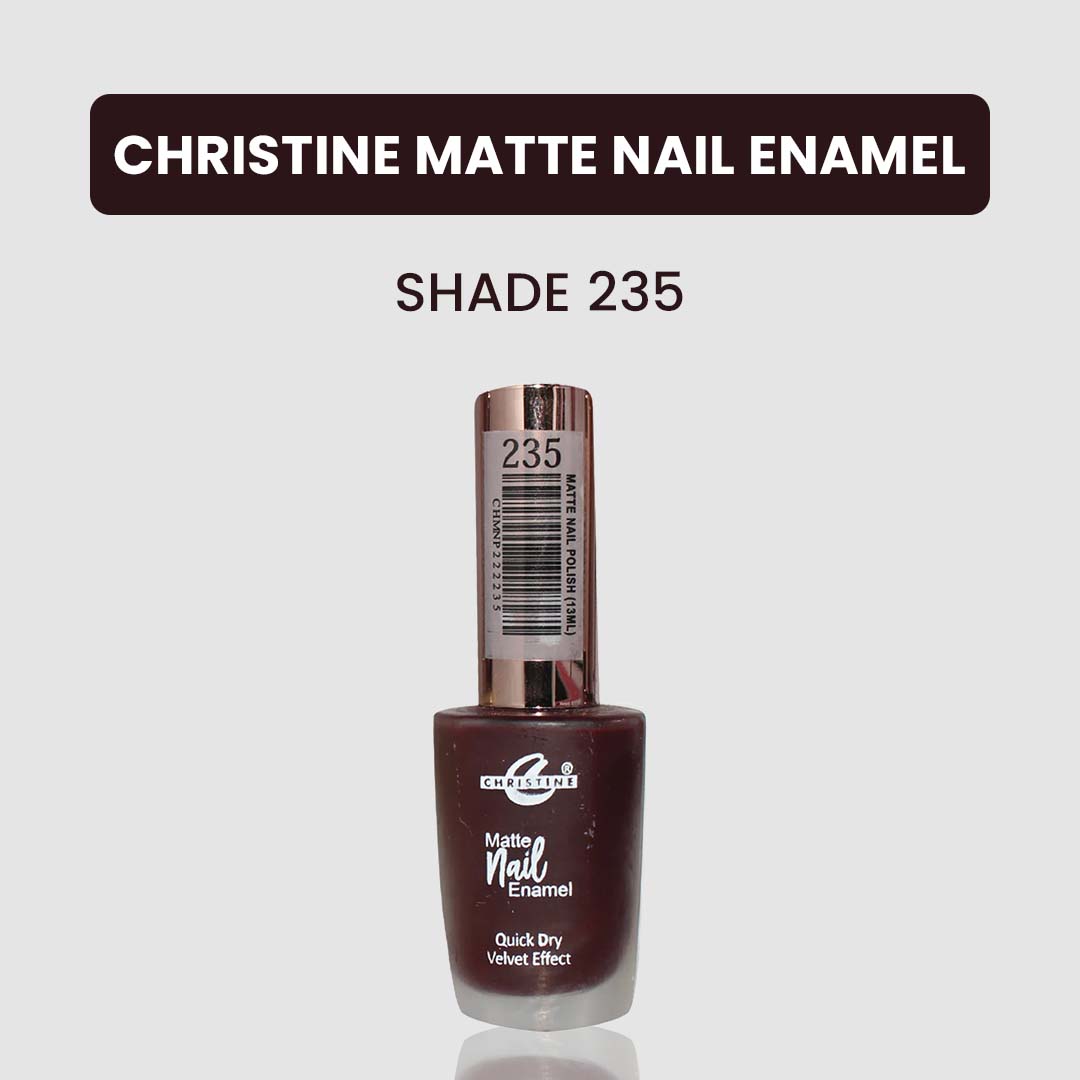 Christine Matte Nail Enamel Shade-235 - FlyingCart.pk