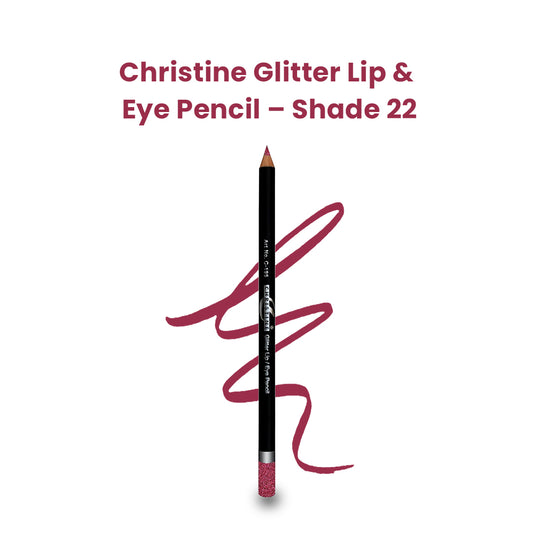 Christine Glitter Lip & Eye Pencil – Shade 22 - FlyingCart.pk