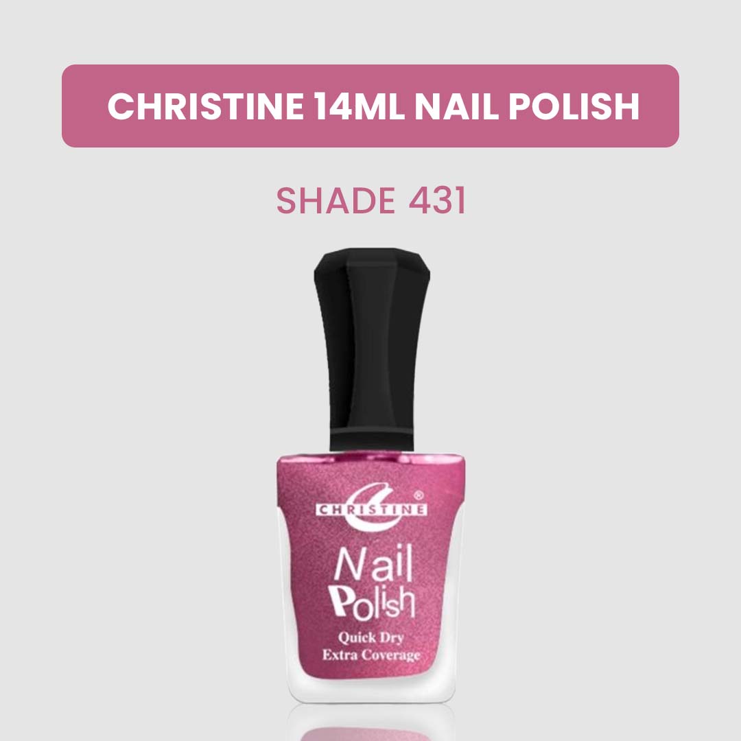 Christine 14ml Nail Polish – Shade 431 - FlyingCart.pk