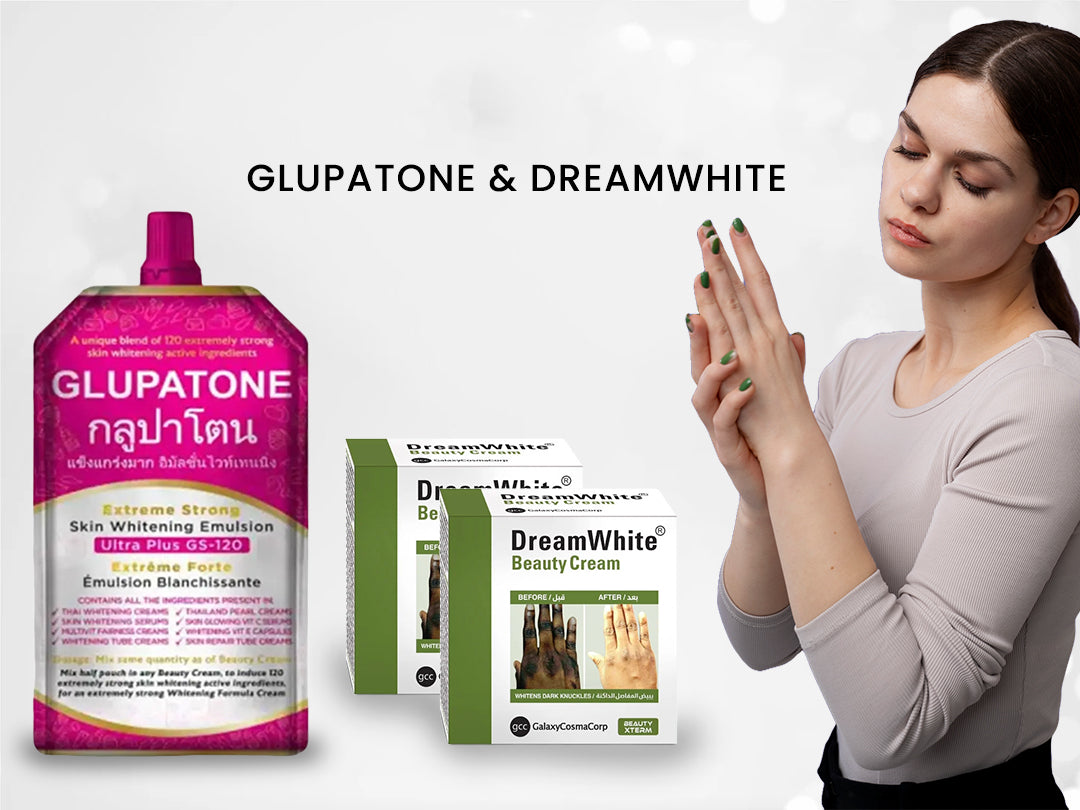 GLUPATONE Extreme Strong Emulsion 50ml with Dream white cream pack of 2 - FlyingCart.pk