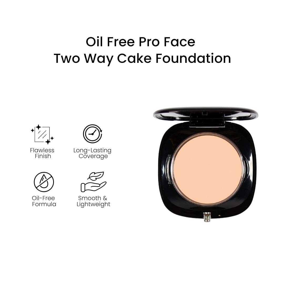 Christine Oil Free Pro Face Two Way Cake Foundation – 04 - FlyingCart.pk