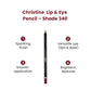 Christine Lip & Eye Pencil – Shade 340 - FlyingCart.pk