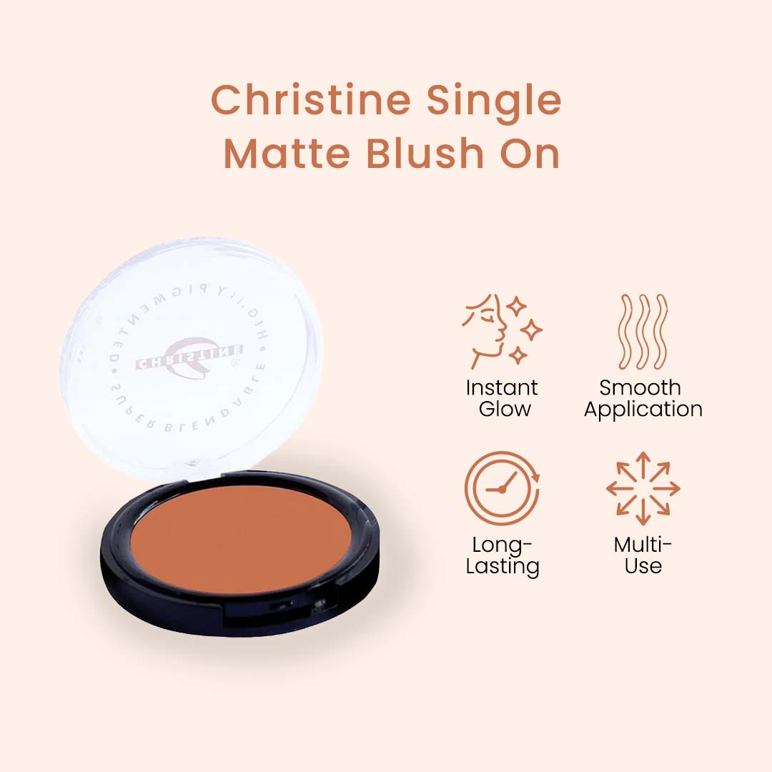 Christine Single Matte Blush On – Shade CN-862 - FlyingCart.pk