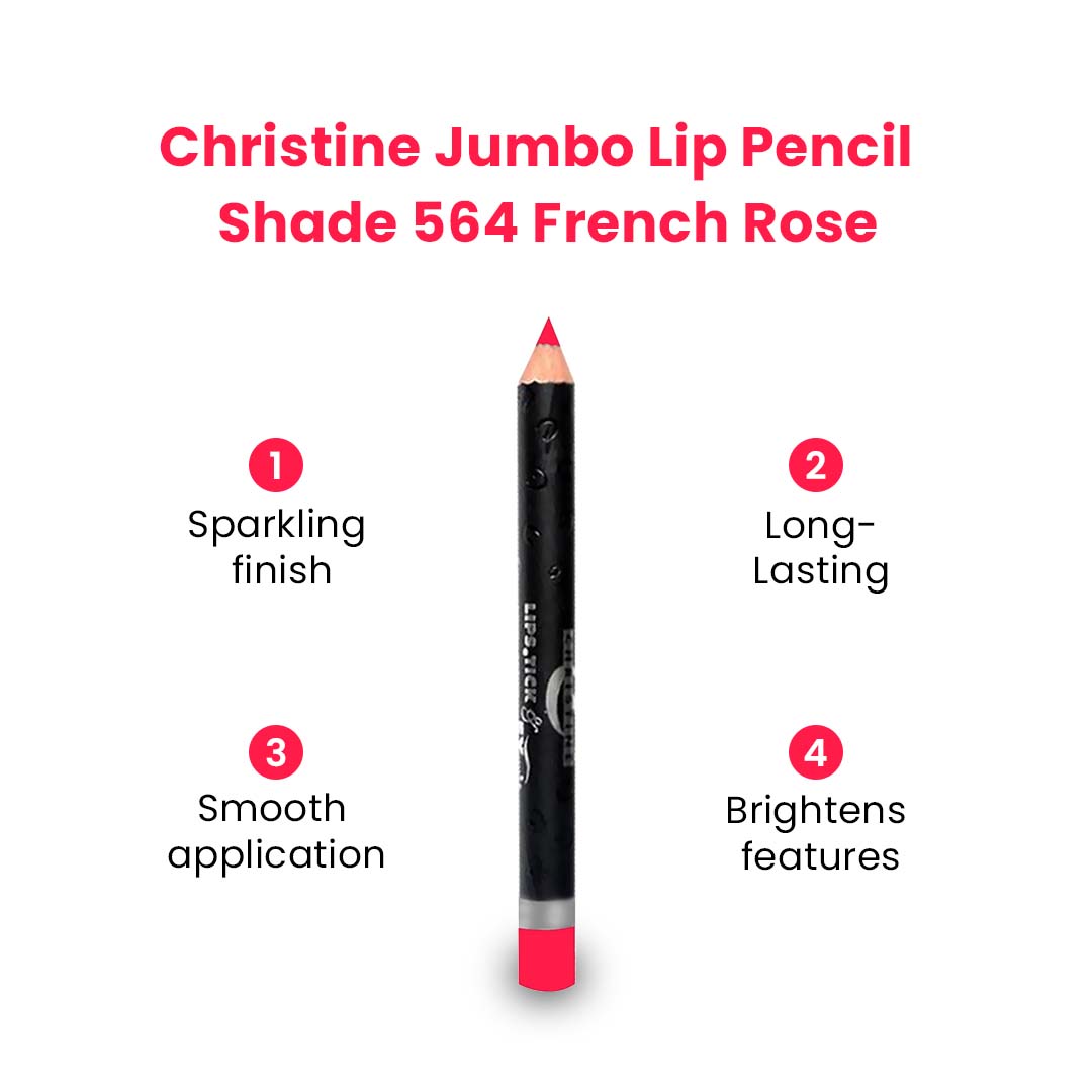 Christine Jumbo Pencil - French Rose 564 - Flyingcart.pk