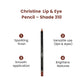 Christine Lip & Eye Pencil – Shade 310 - FlyingCart.pk