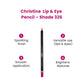 Christine Lip & Eye Pencil – Shade 326 - FlyingCart.pk