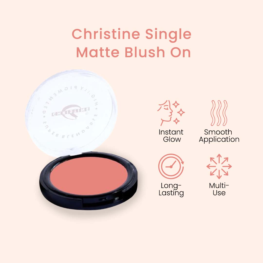 Christine Single Matte Blush On – Shade CN-856 - FlyingCart.pk