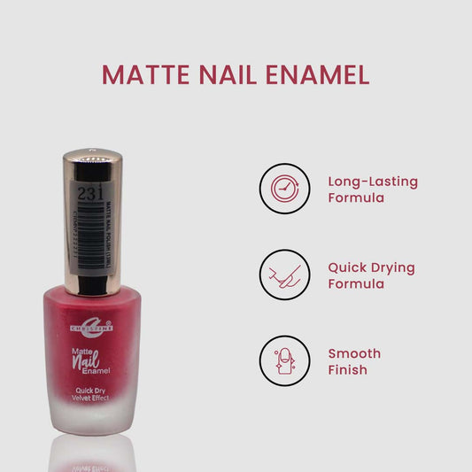 Christine Matte Nail Enamel Shade-231 - FlyingCart.pk