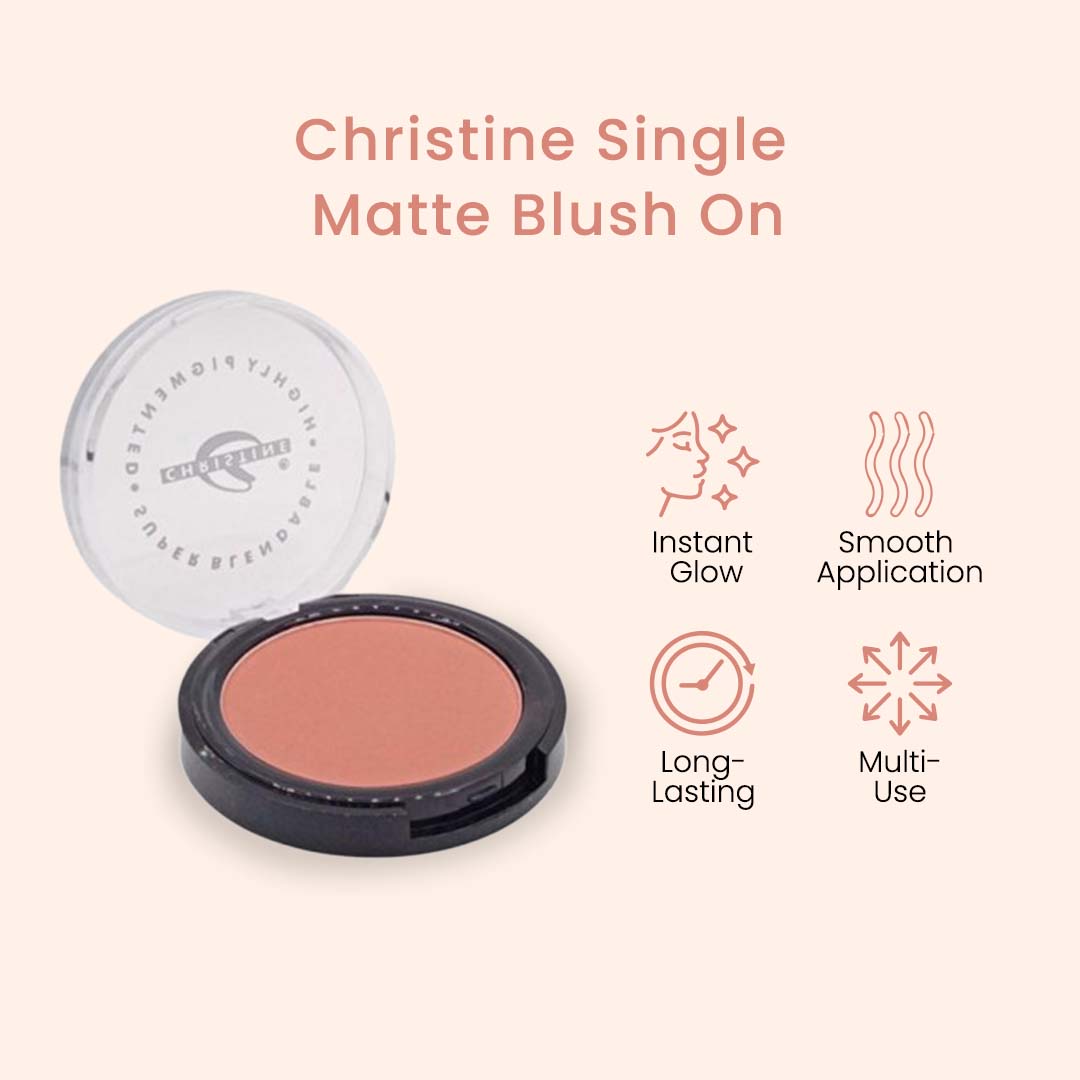 Christine Single Matte Blush On – Shade CN-857 - FlyingCart.pk